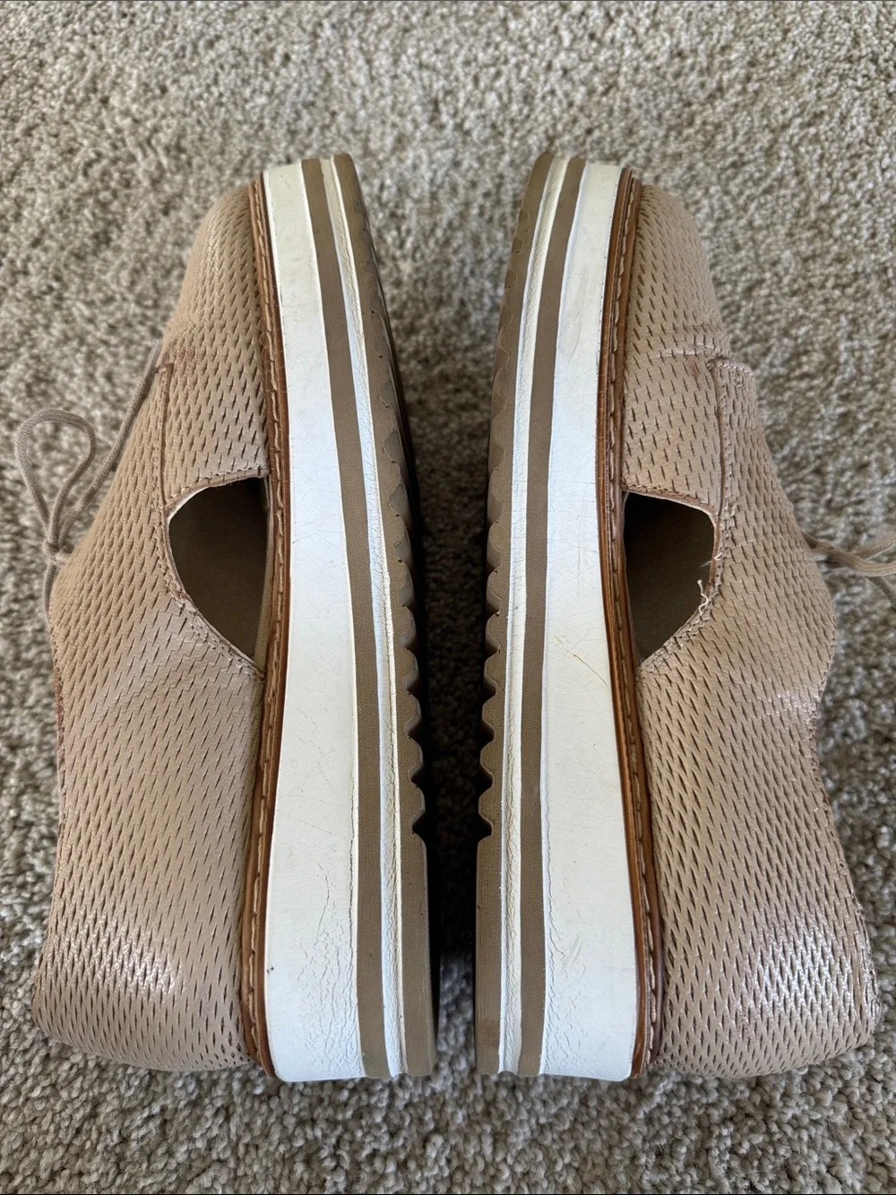 Summit By White Mountain Leather Oxfords Size 39 US 8.5 Made in Italy